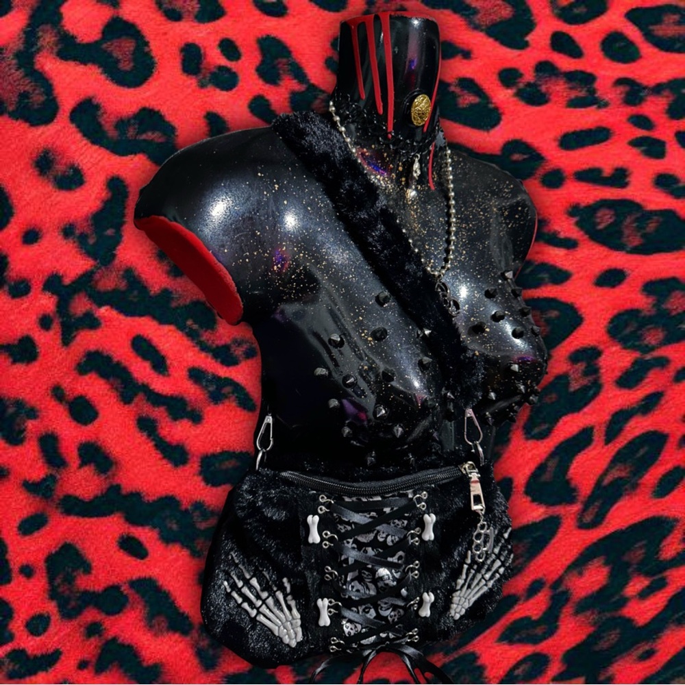 Black and Red Women's Top